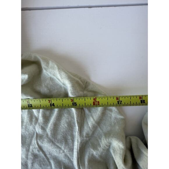 James Perse $185 SHEER SLUB SIDE PANEL SHIRT size 8 Pale Green - Picture 7 of 8